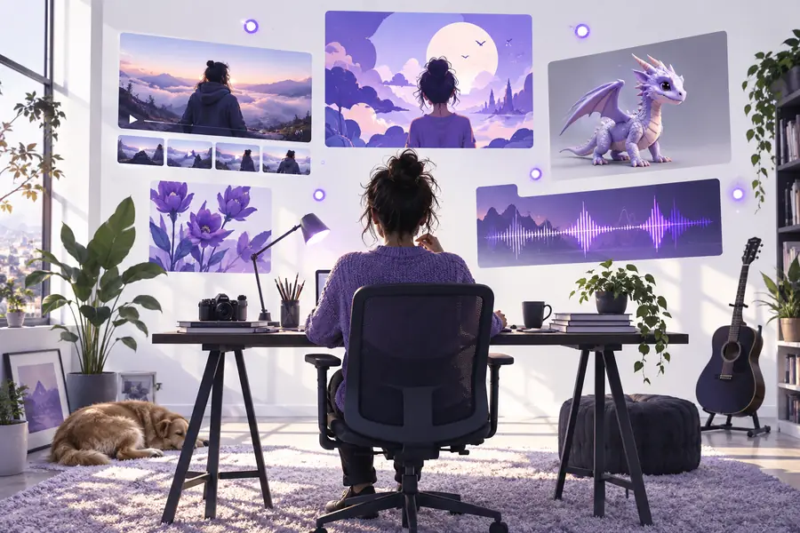 Painterly preview illustrating an image-led video concept